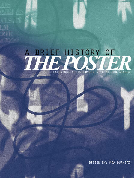 History of The Poster Zine Cover - Adobe Photoshop and InDesign, 2021